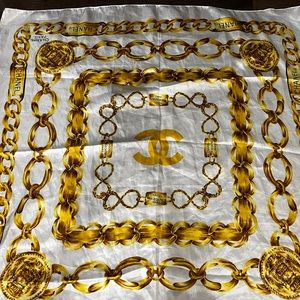 Chanel silk scarf
